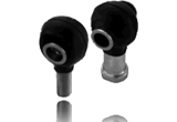 Clevises with elongated hole similar to DIN 71752